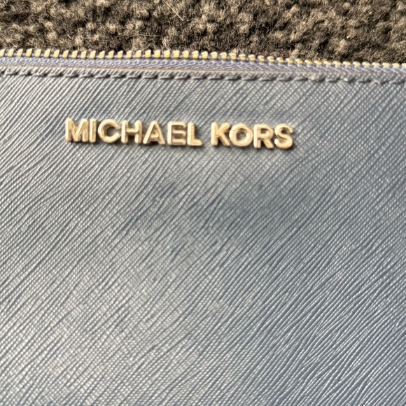 Michael Kors Light Blue grey leather Wallet - Picture 3 of 8